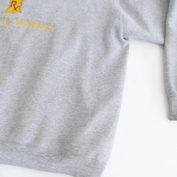 Vintage Fruit Of The Loom Gray Embroidered WSU Rx Collegiate Crewneck Sweater XL - Picture 5 of 10
